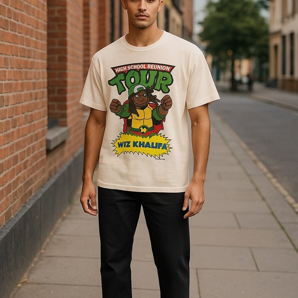 Wiz Khalifa Graphic T-Shirt - Cream - Picture 2 of 5